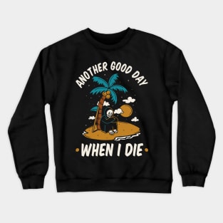 Skeleton Paradise Rest Haven Crewneck Sweatshirt